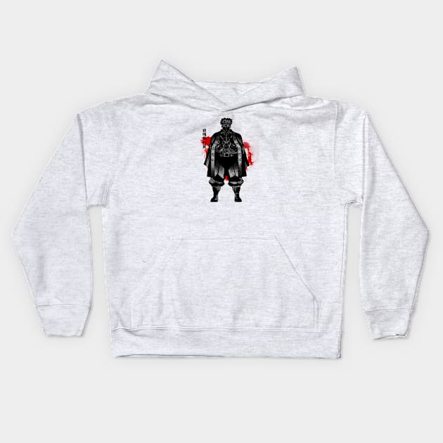 Crimson Monk Kids Hoodie by FanFreak